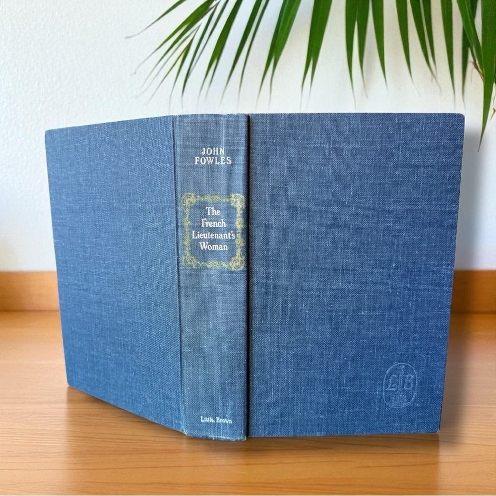 VINTAGE 1969 The French Lieutenant’s Woman by John Fowles | Hardcover Linen Blue